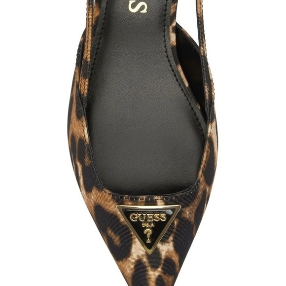 Guess Shoes - Guess Leopard Print Slingback Heels